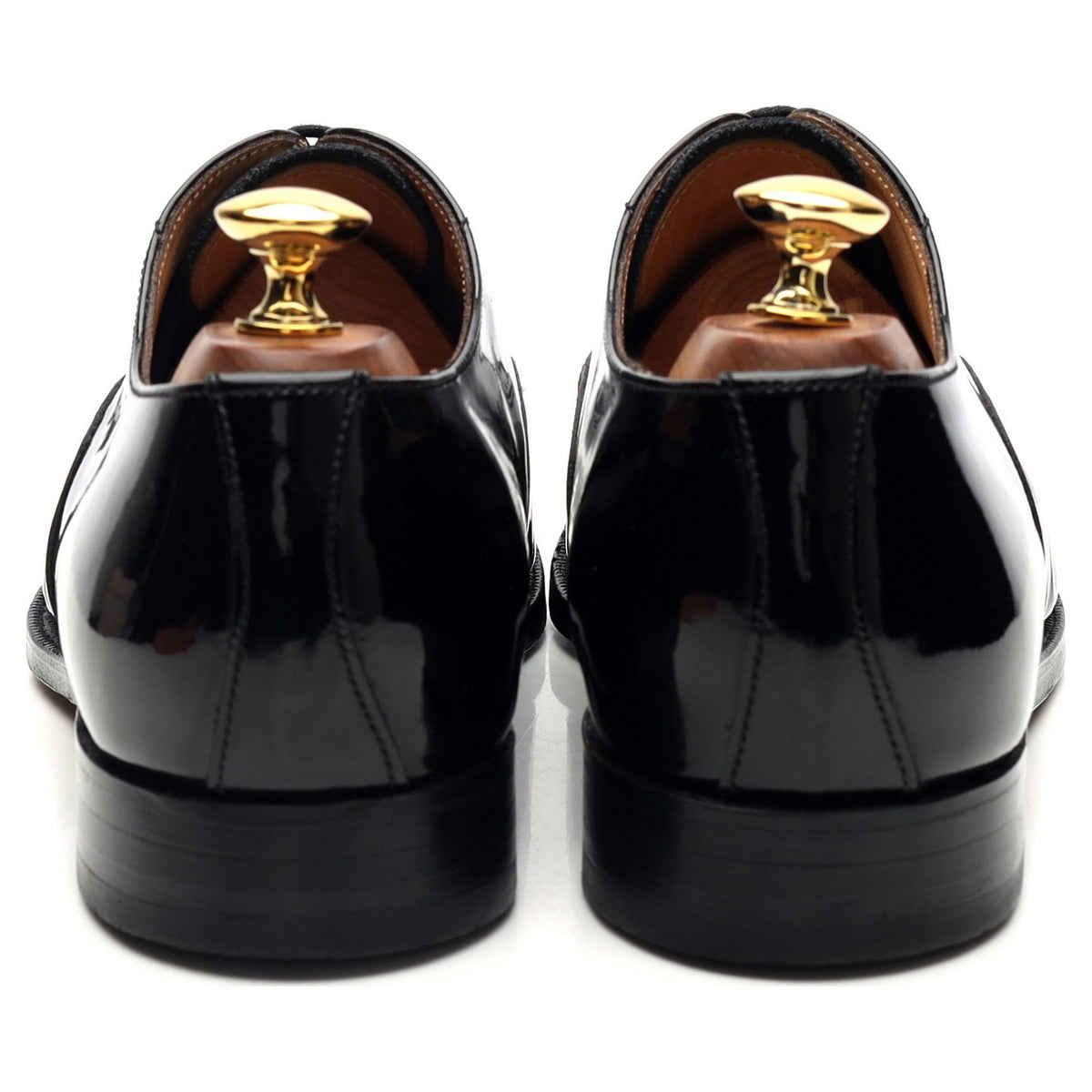 'Templar' Black Patent Leather Oxford UK 6.5 F