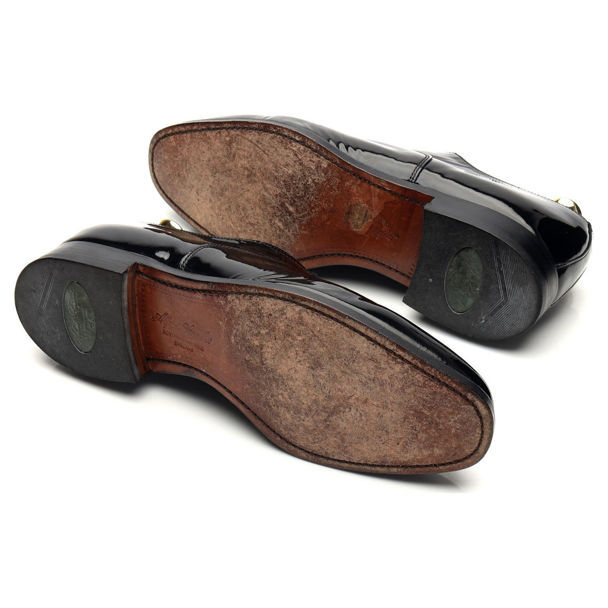 'Templar' Black Patent Leather Oxford UK 6.5 F