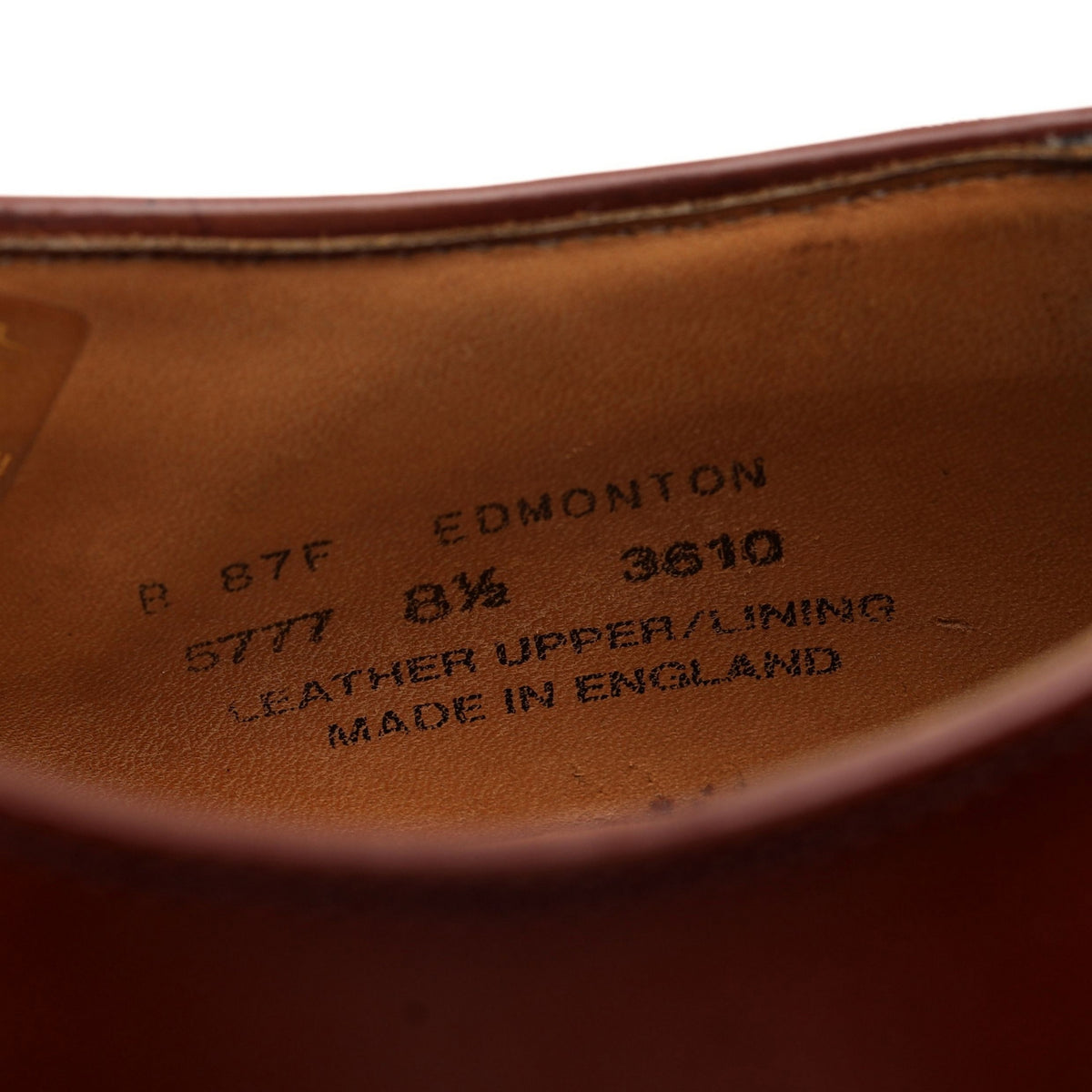 'Edmonton' Brown Leather Oxford UK 8.5