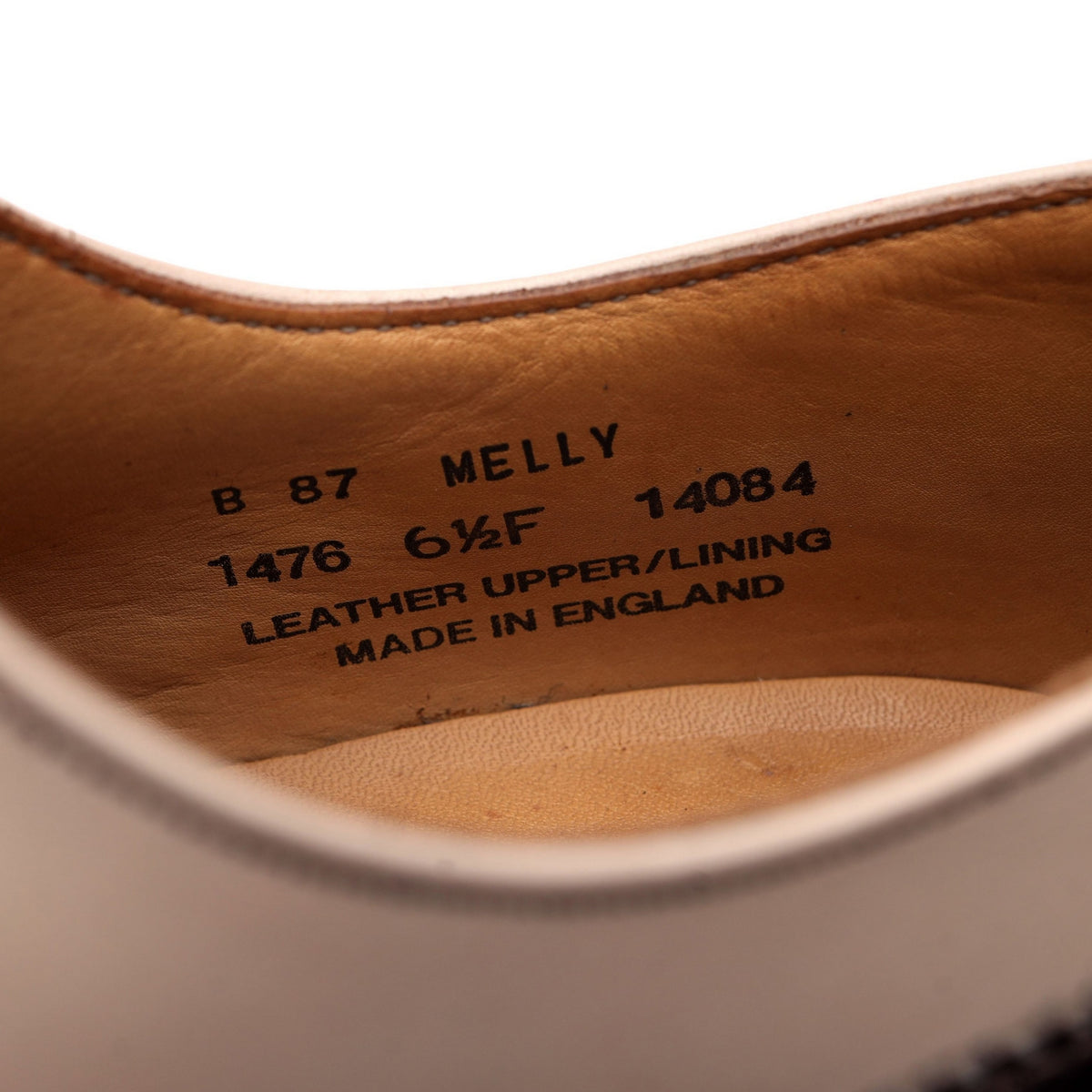 'Melly' Dark Brown & Cream Leather Spectator Brogues UK 6.5 F