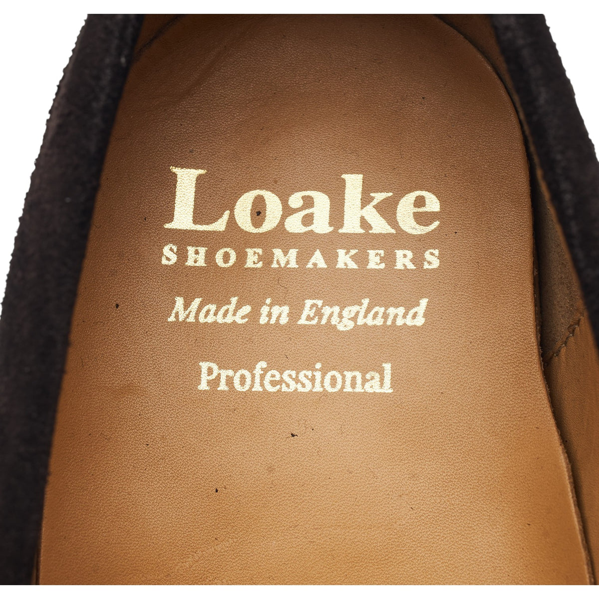 'Imperial' Dark Brown Suede Loafers UK 7.5 F