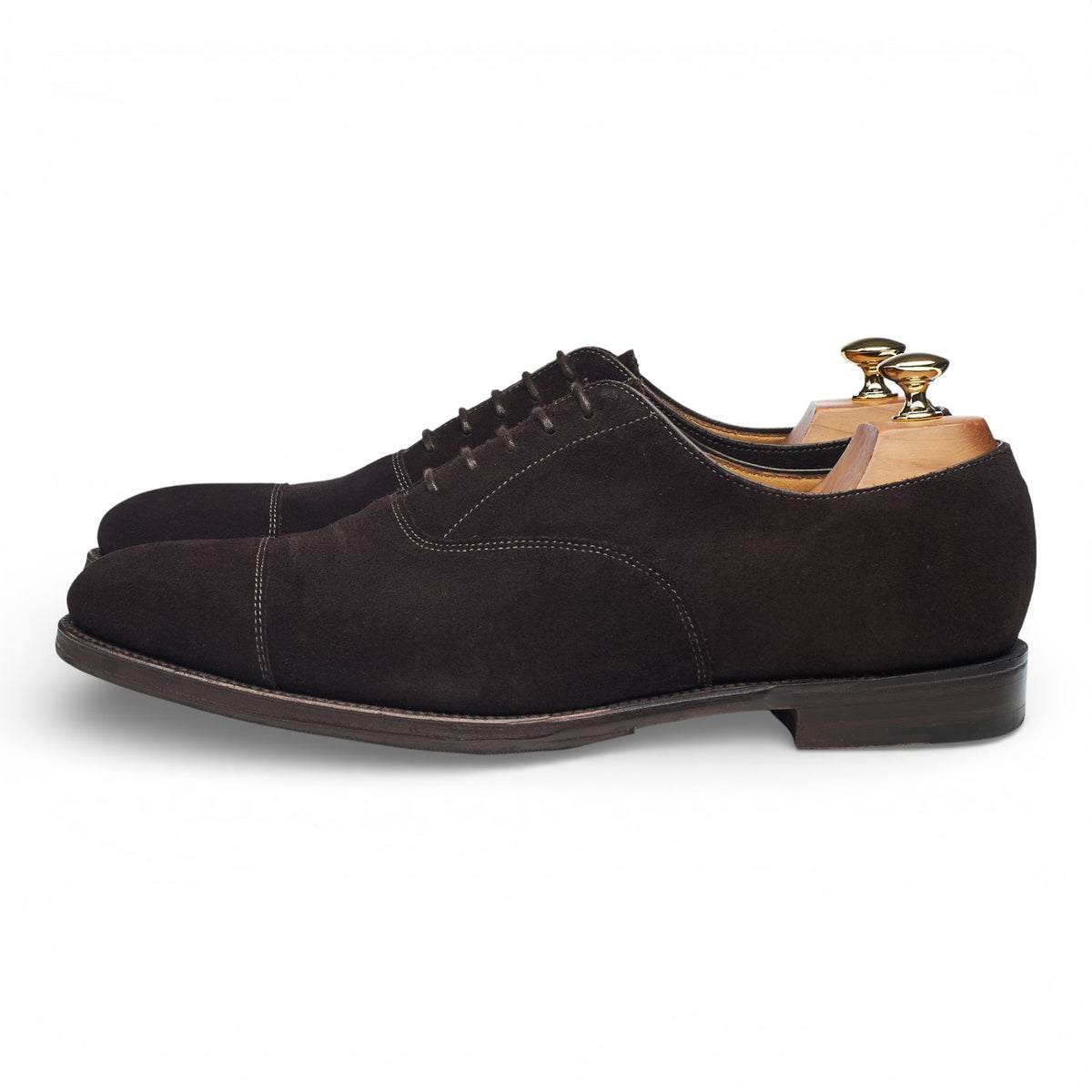 1880 'Aldwych' Brown Suede Oxford UK 10 F