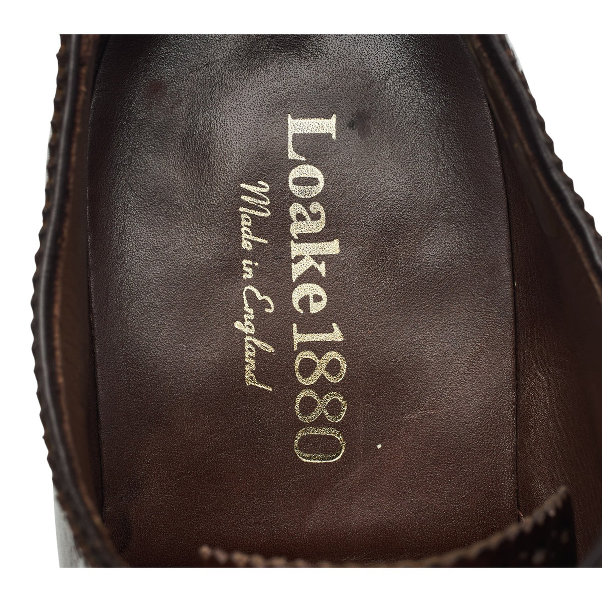 1880 Dark Brown Leather Oxford Brogues UK 8 F