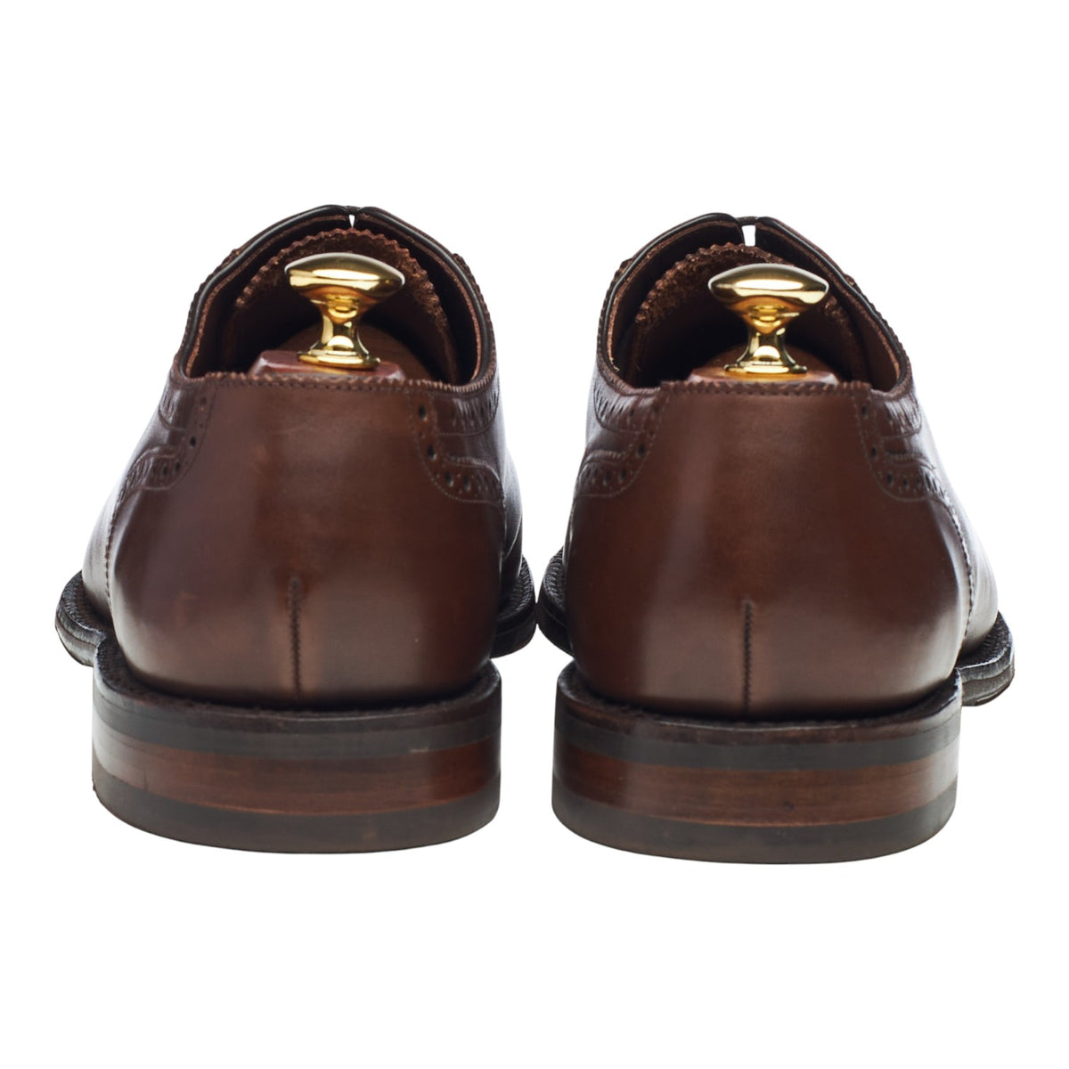 1880 'Fleet' Dark Brown Leather Oxford Brogues UK 9.5 F