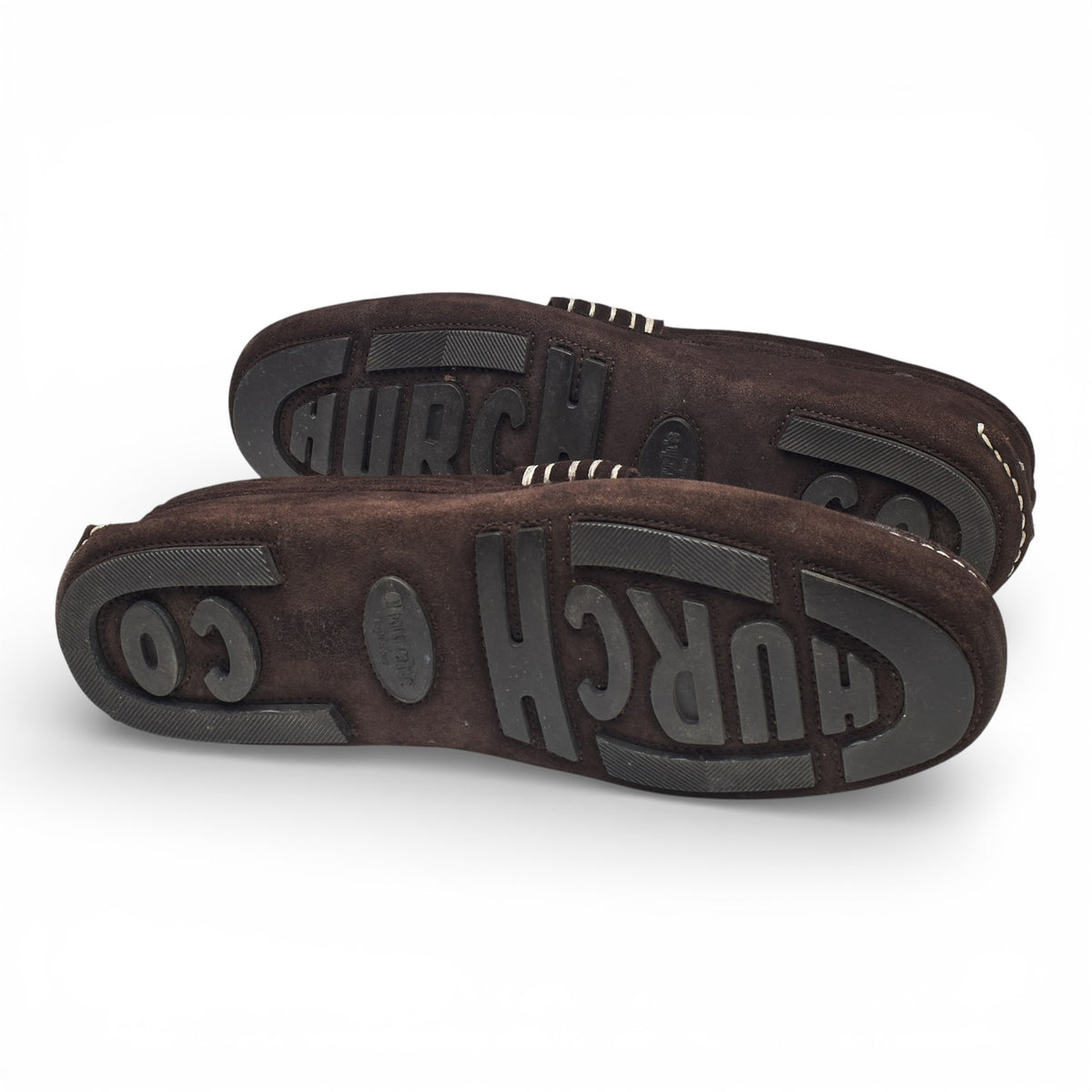 'Frank' Dark Brown Suede Driving Loafers UK 8 F