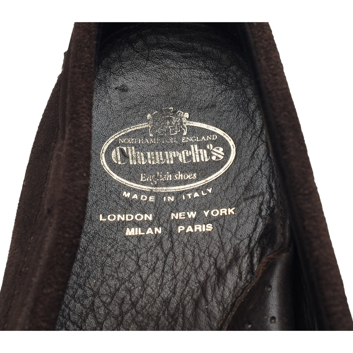 'Frank' Dark Brown Suede Driving Loafers UK 8 F