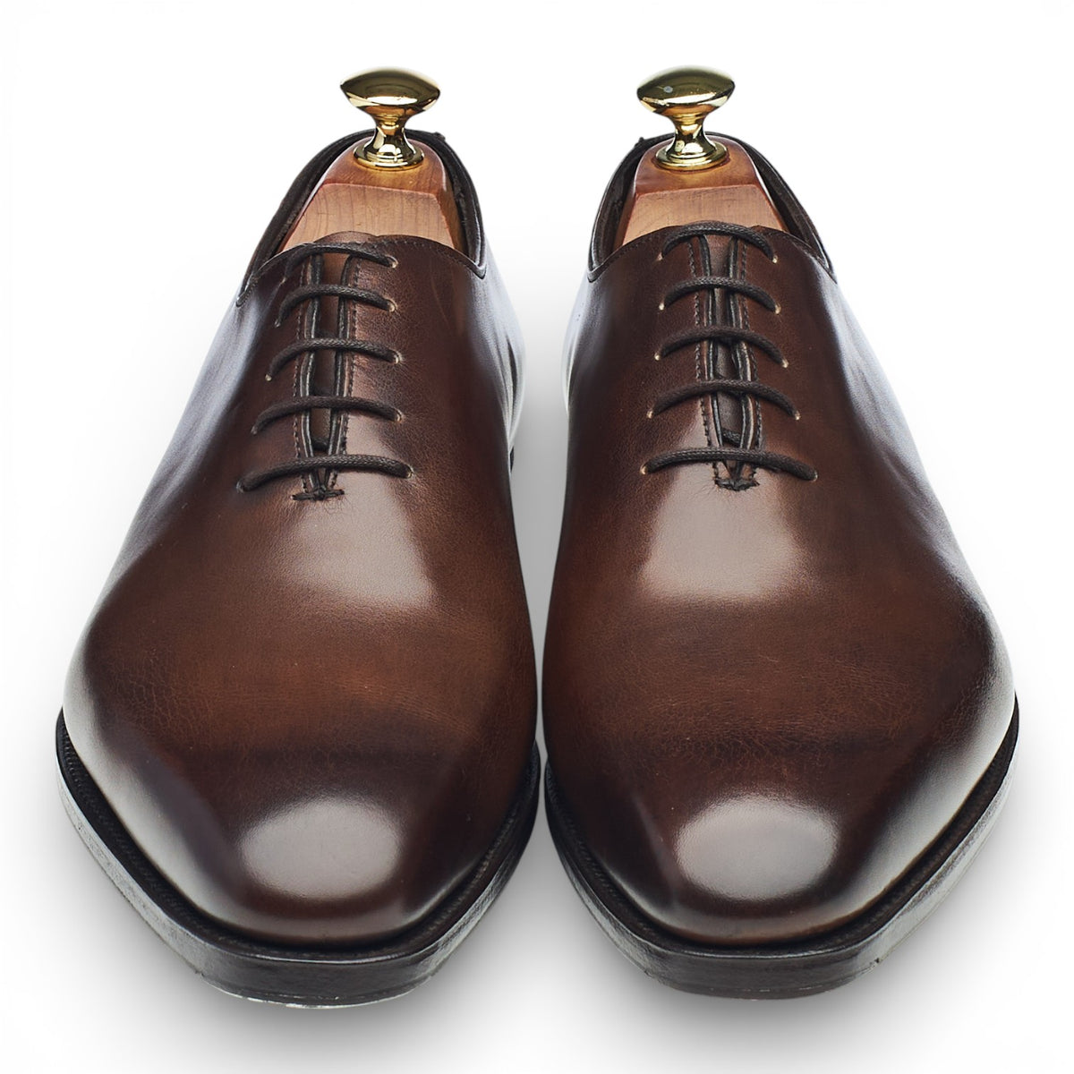 'Merlin' Dark Brown Leather Wholecut Oxford UK 8.5 E