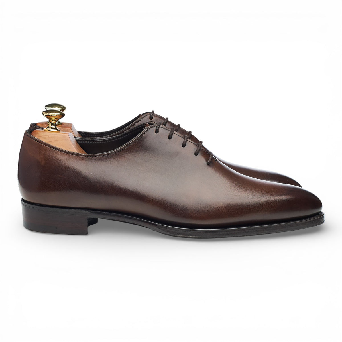 'Merlin' Dark Brown Leather Wholecut Oxford UK 8.5 E