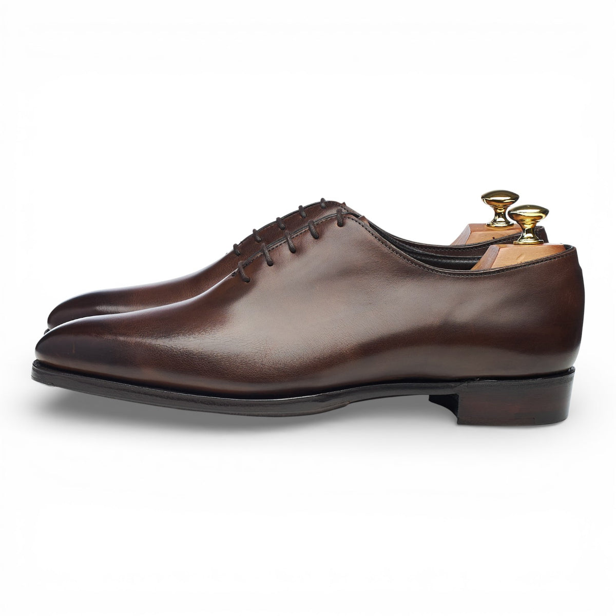 'Merlin' Dark Brown Leather Wholecut Oxford UK 8.5 E