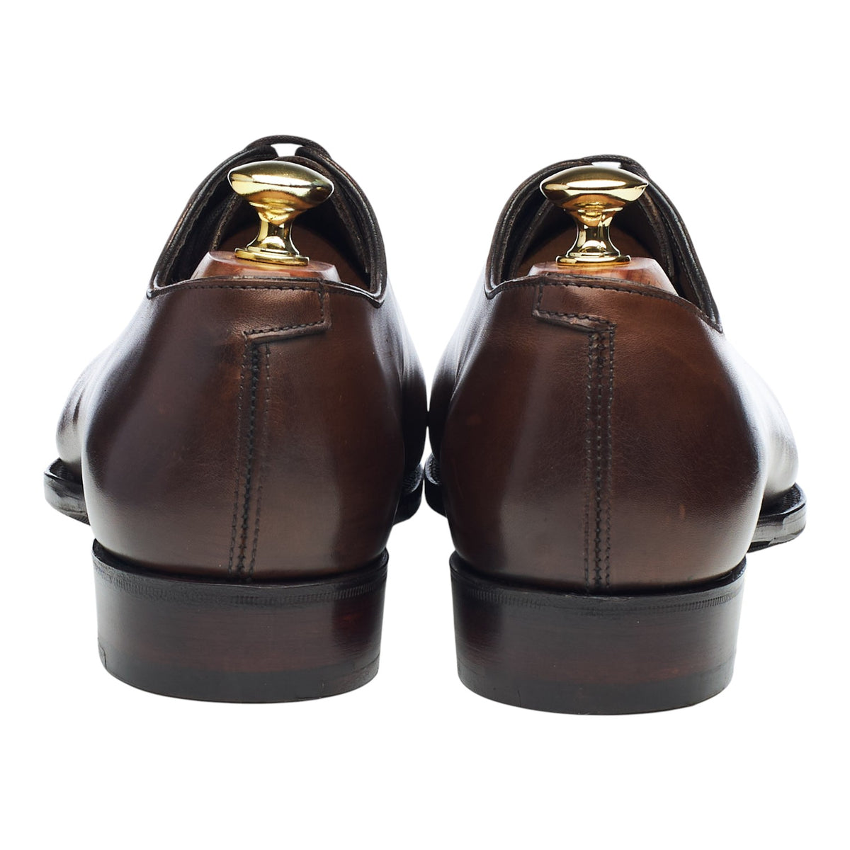 'Merlin' Dark Brown Leather Wholecut Oxford UK 8.5 E