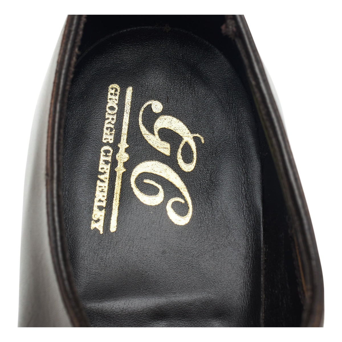 'Merlin' Dark Brown Leather Wholecut Oxford UK 8.5 E