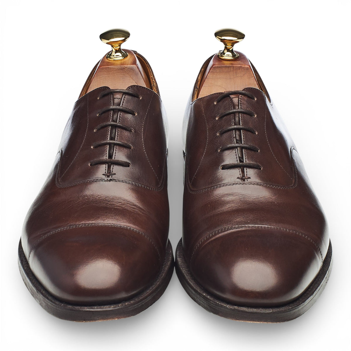 'Consul' Brown Leather Oxford UK 9 F
