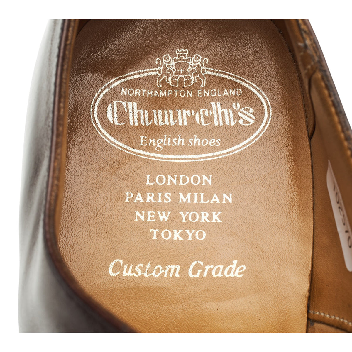 'Consul' Brown Leather Oxford UK 9 F
