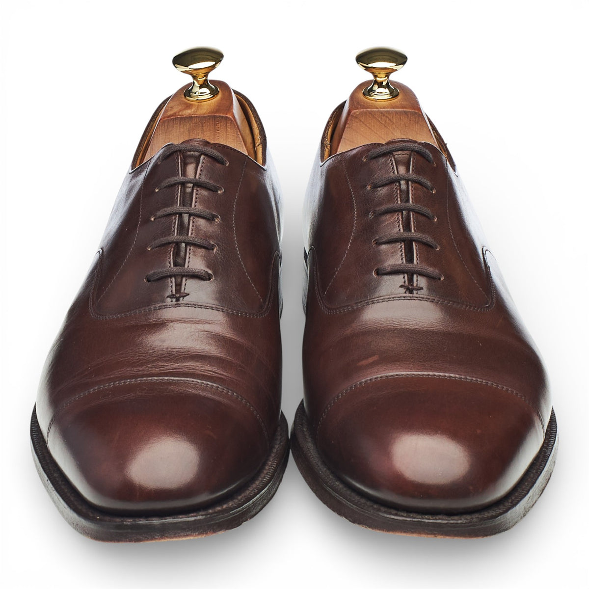 'Consul' Brown Leather Oxford UK 9 F