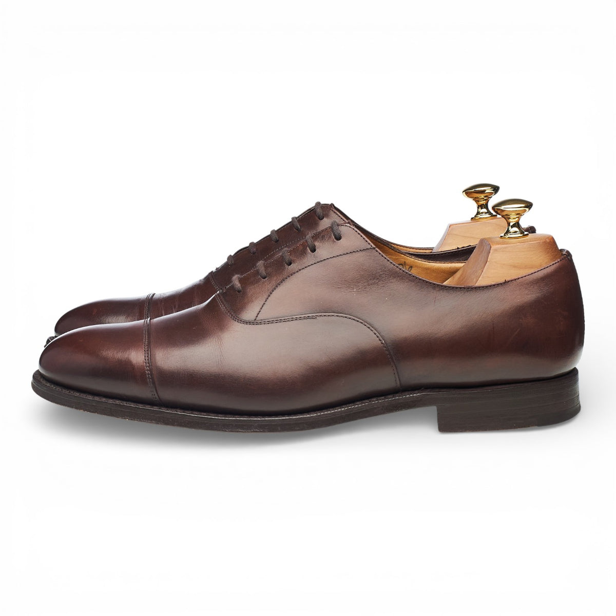 'Consul' Brown Leather Oxford UK 9 F
