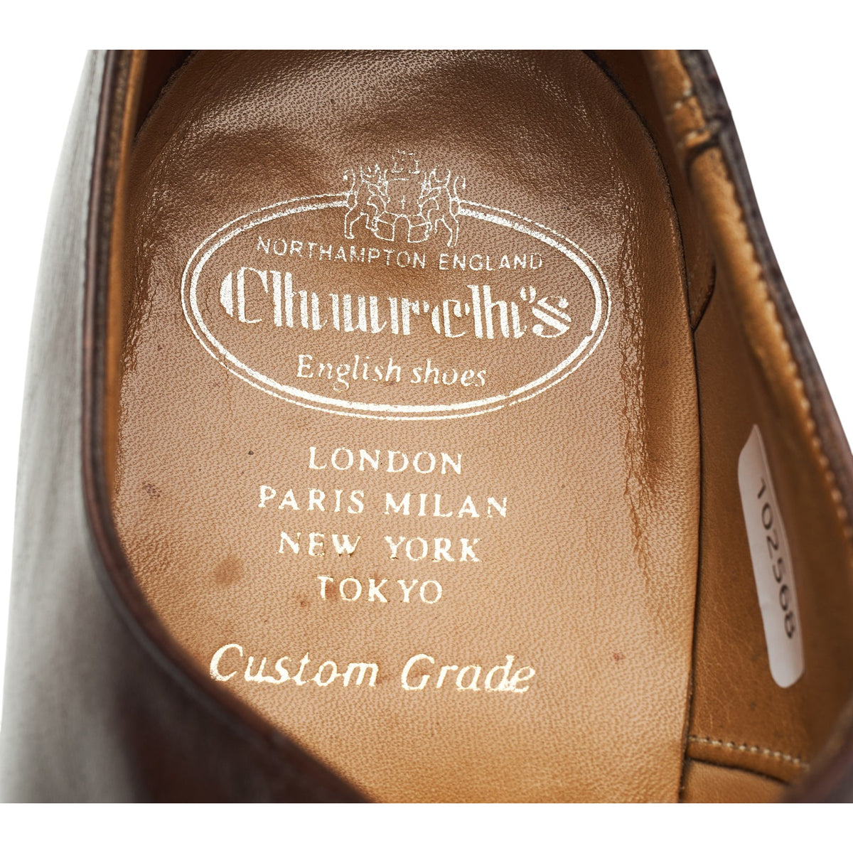 'Consul' Brown Leather Oxford UK 9 F