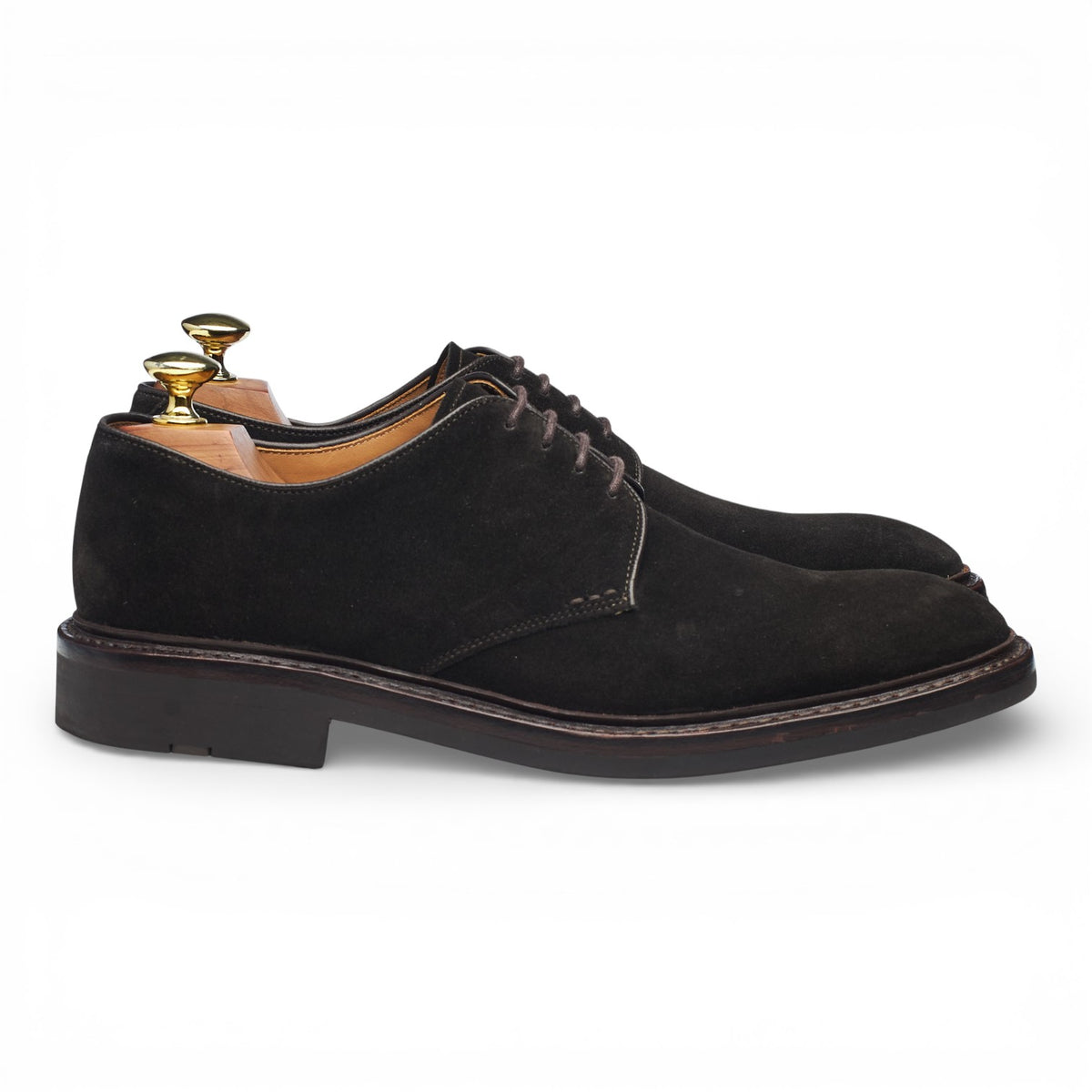 'Fustet' Dark Brown Suede Derby UK 6.5