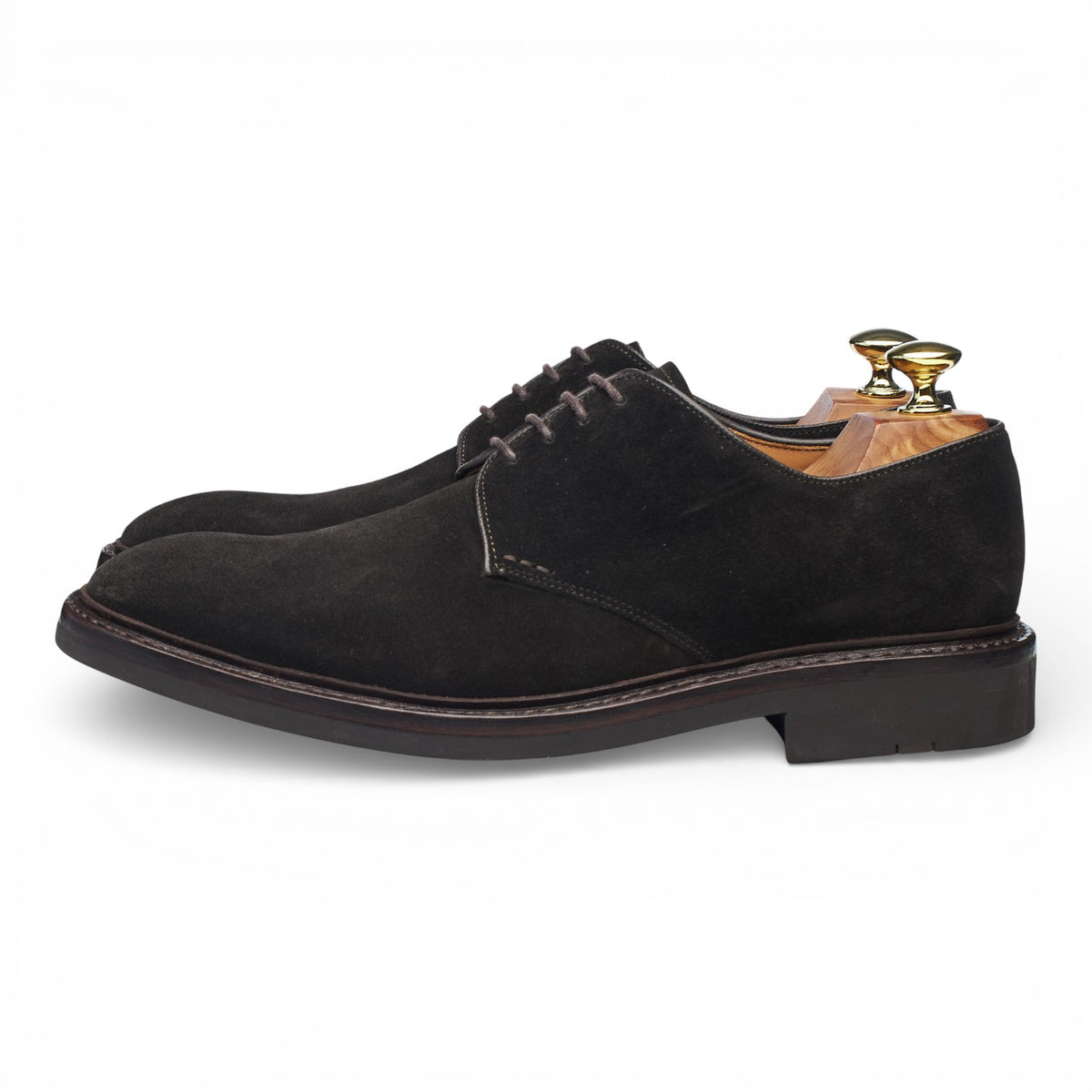 'Fustet' Dark Brown Suede Derby UK 6.5