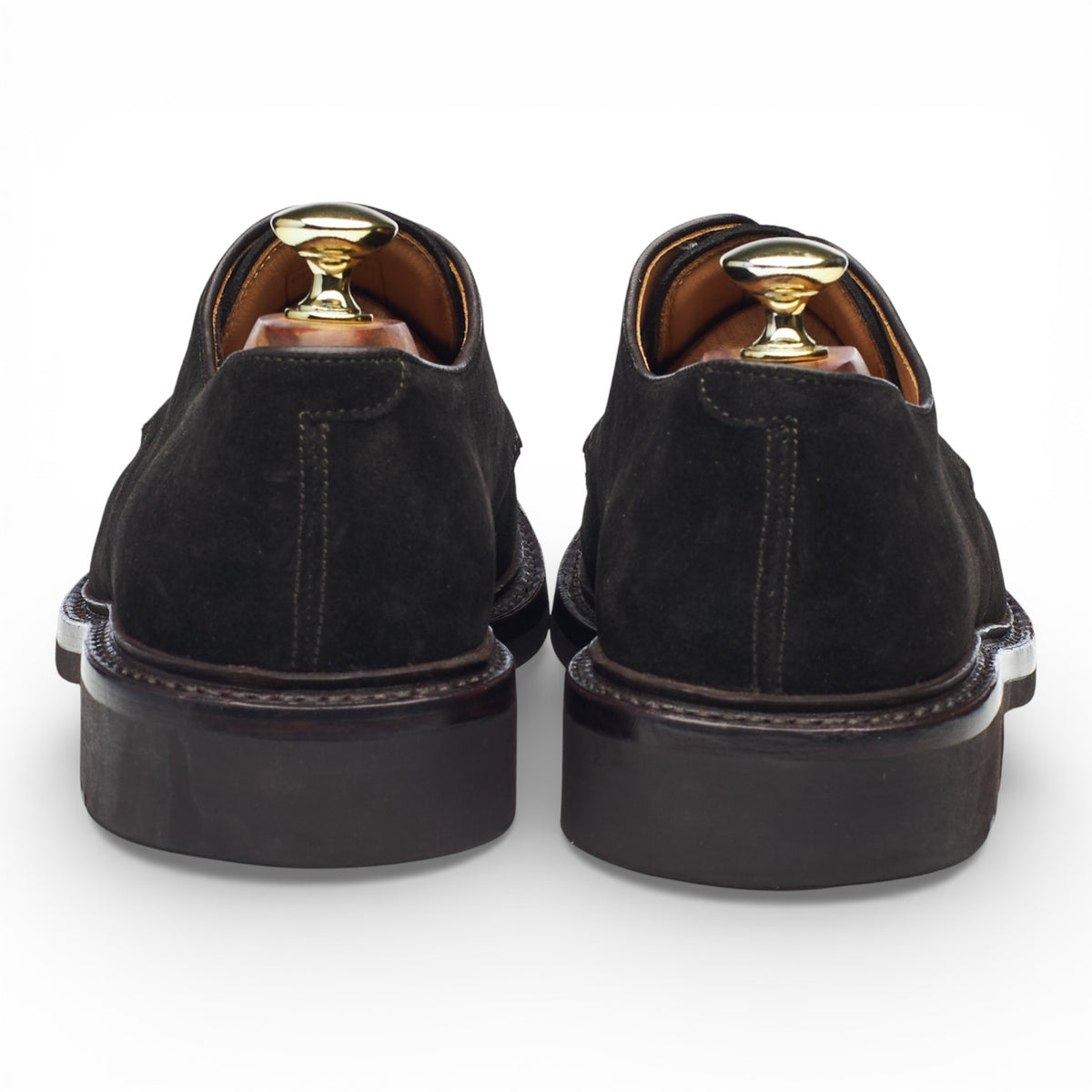 'Fustet' Dark Brown Suede Derby UK 6.5