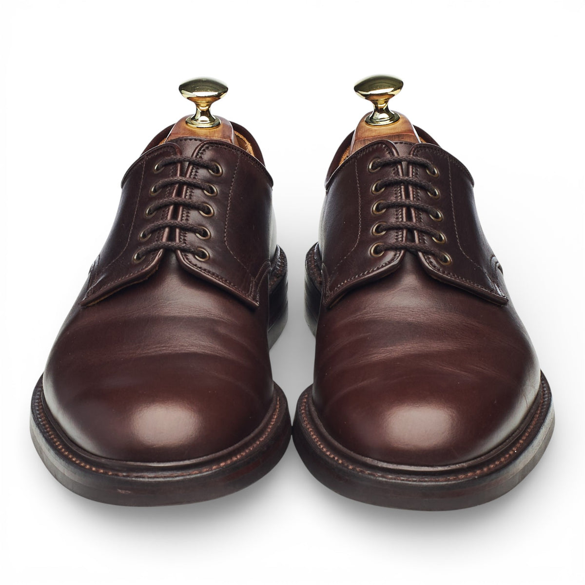 'Cornell' Dark Brown Leather Derby UK 6.5 E