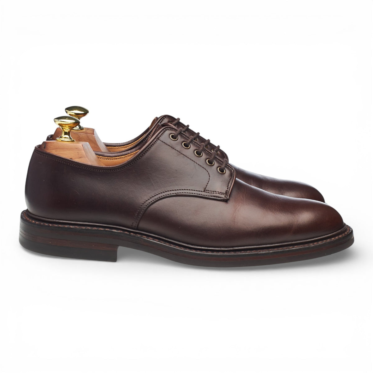 'Cornell' Dark Brown Leather Derby UK 6.5 E