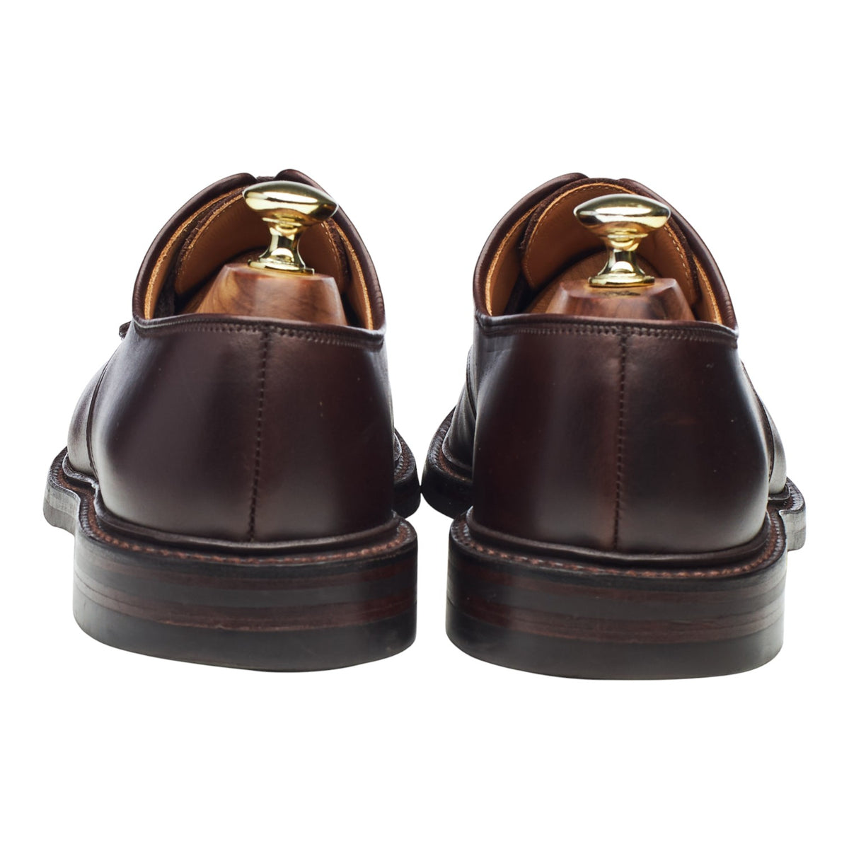 'Cornell' Dark Brown Leather Derby UK 6.5 E