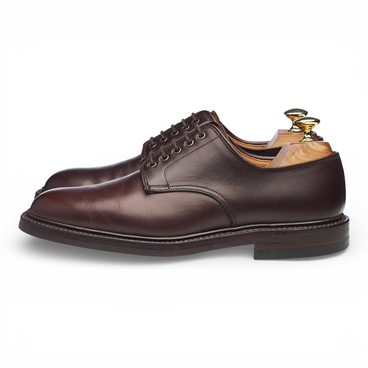'Cornell' Dark Brown Leather Derby UK 6.5 E
