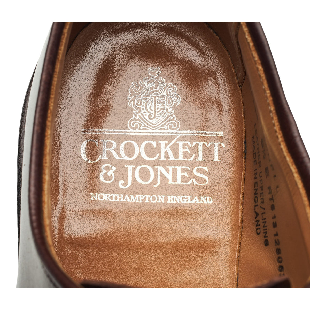 'Cornell' Dark Brown Leather Derby UK 6.5 E