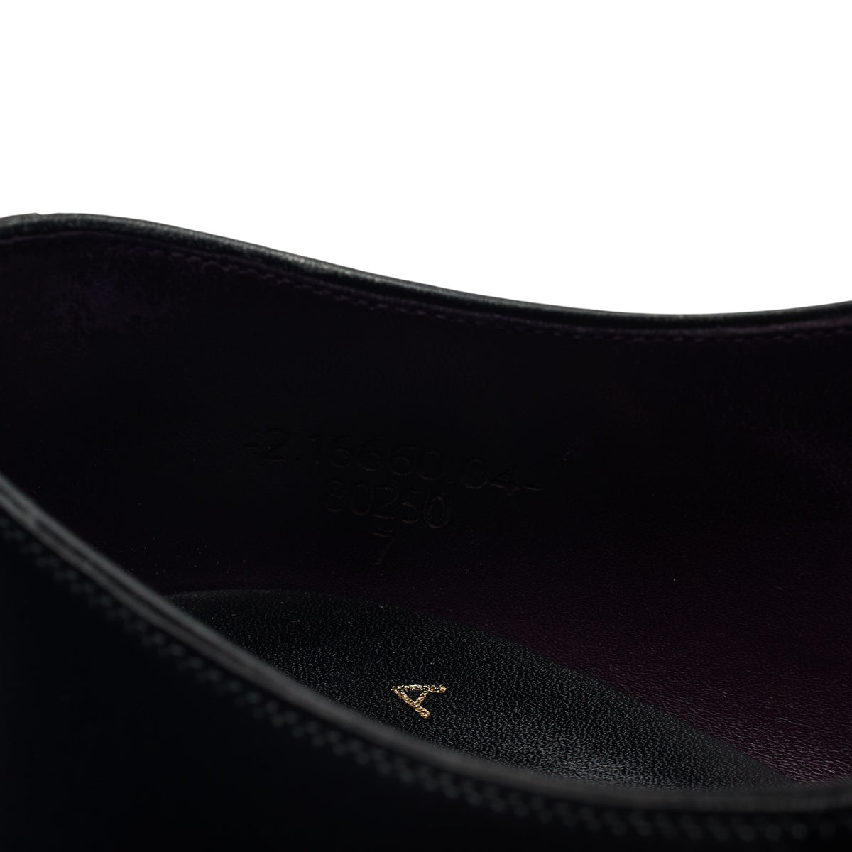 '80250' Black Leather Double Monk Strap UK 7