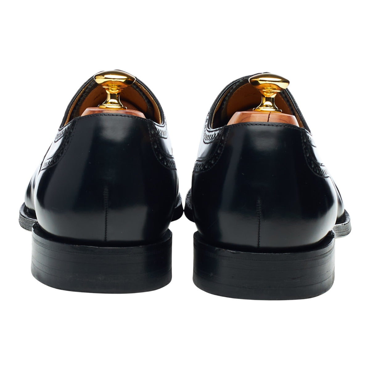 Charles Tyrwhitt Black Leather Oxford Brogues UK 12