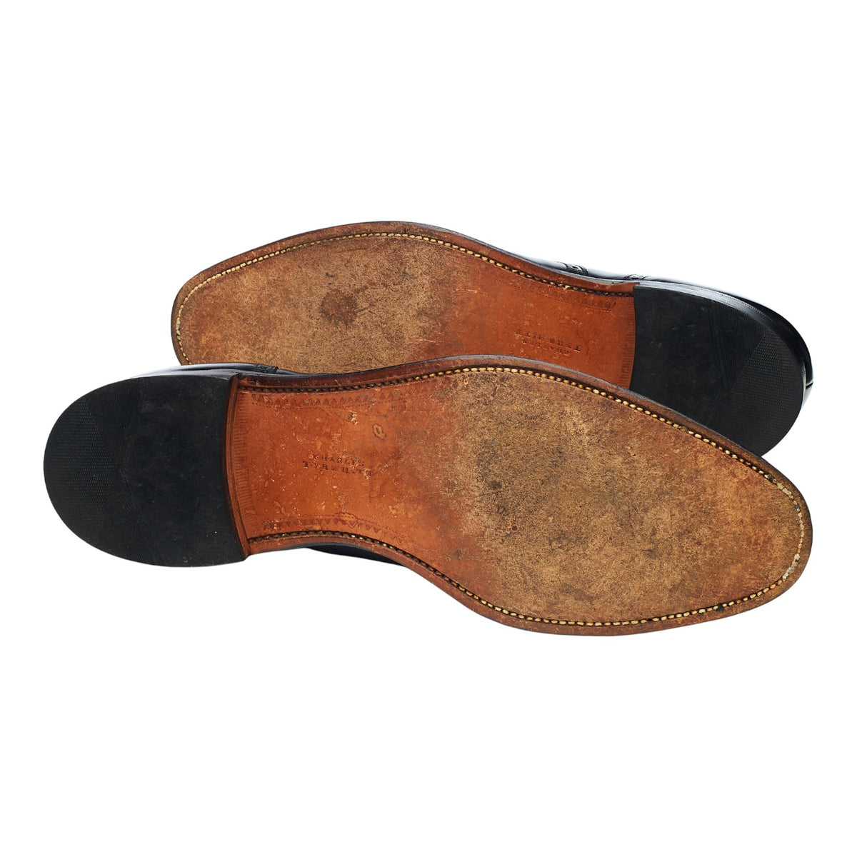 Charles Tyrwhitt Black Leather Oxford Brogues UK 12