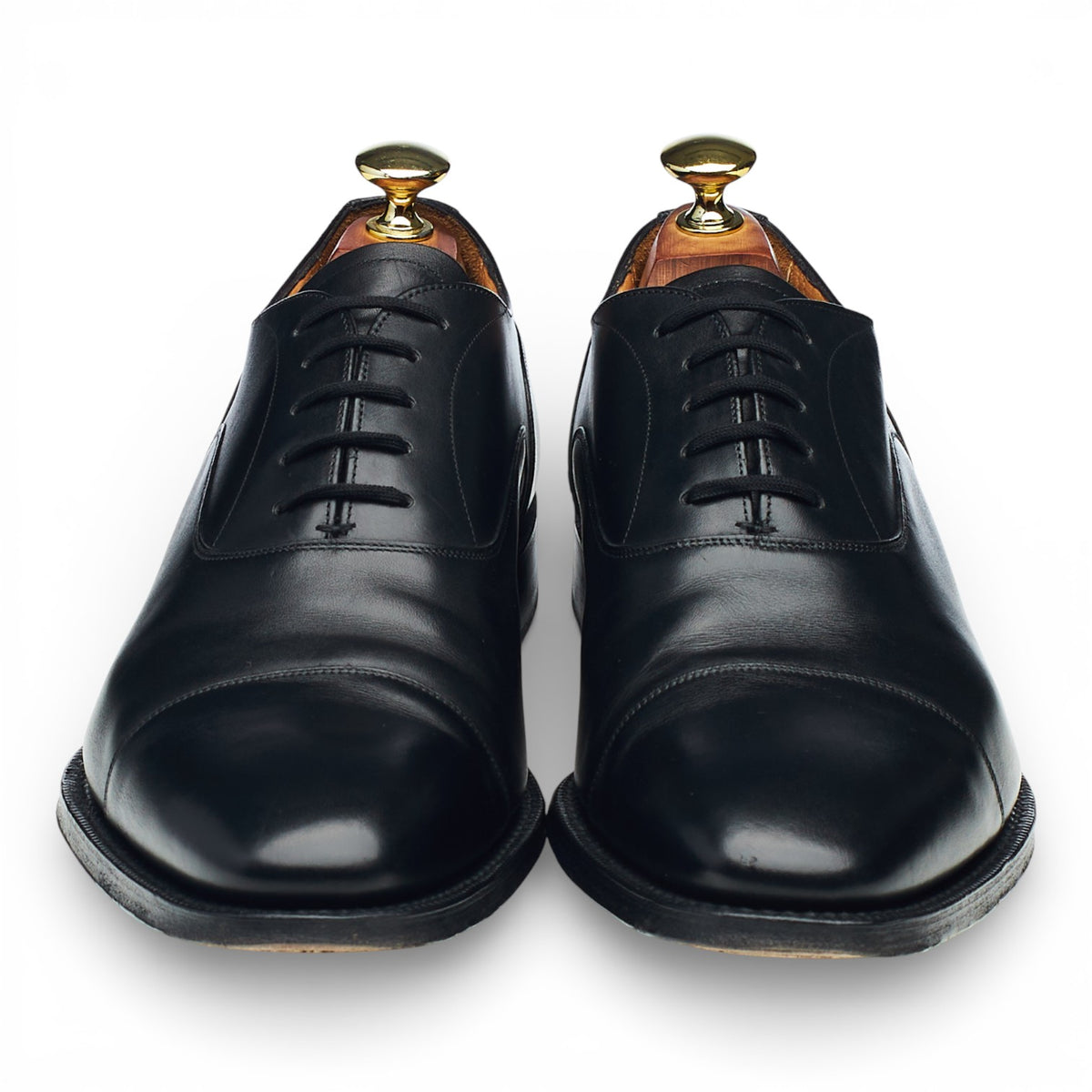 'Sheldon' Black Leather Oxford UK 7.5 G