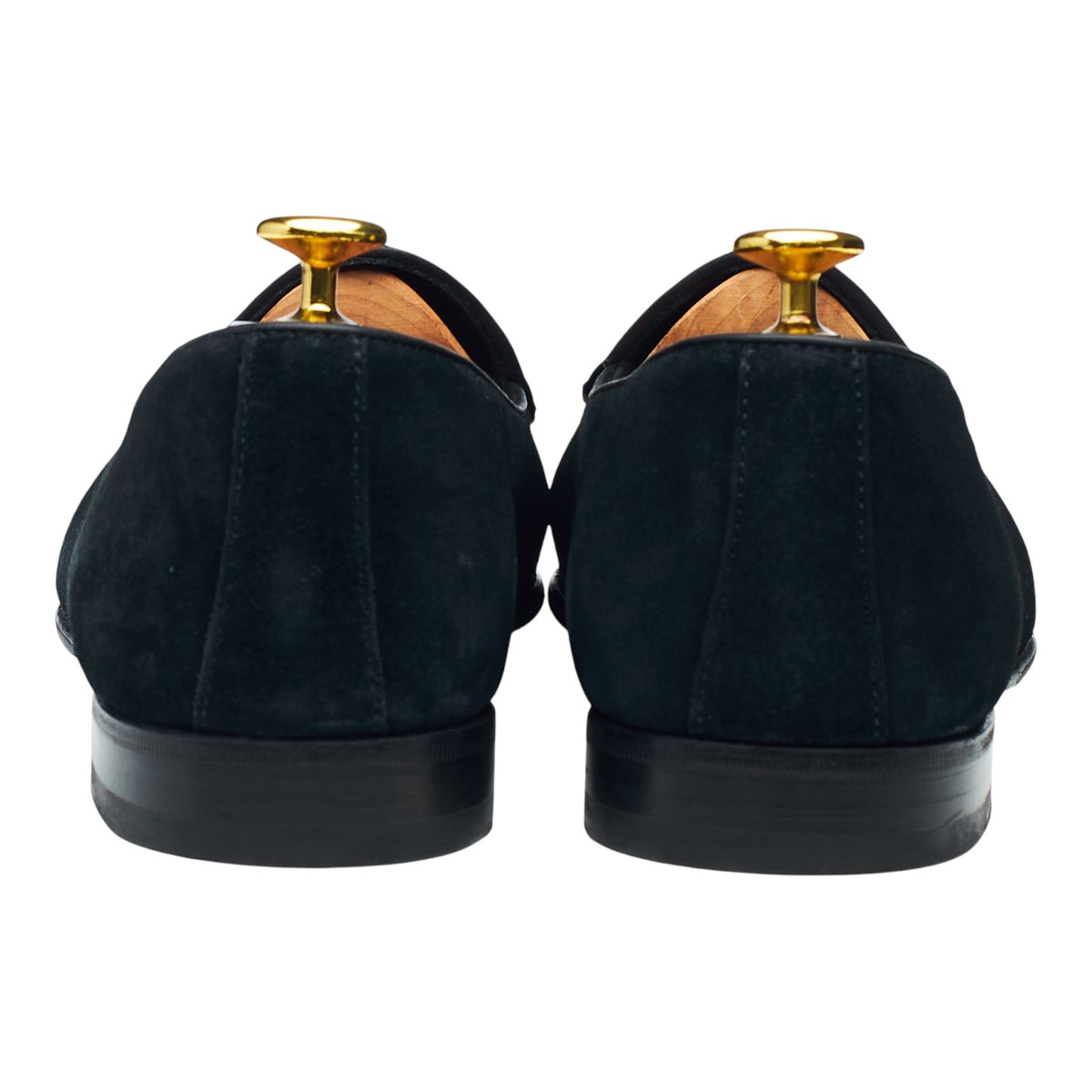 '4951' Black Suede Belgian Loafer UK 9 EU 43