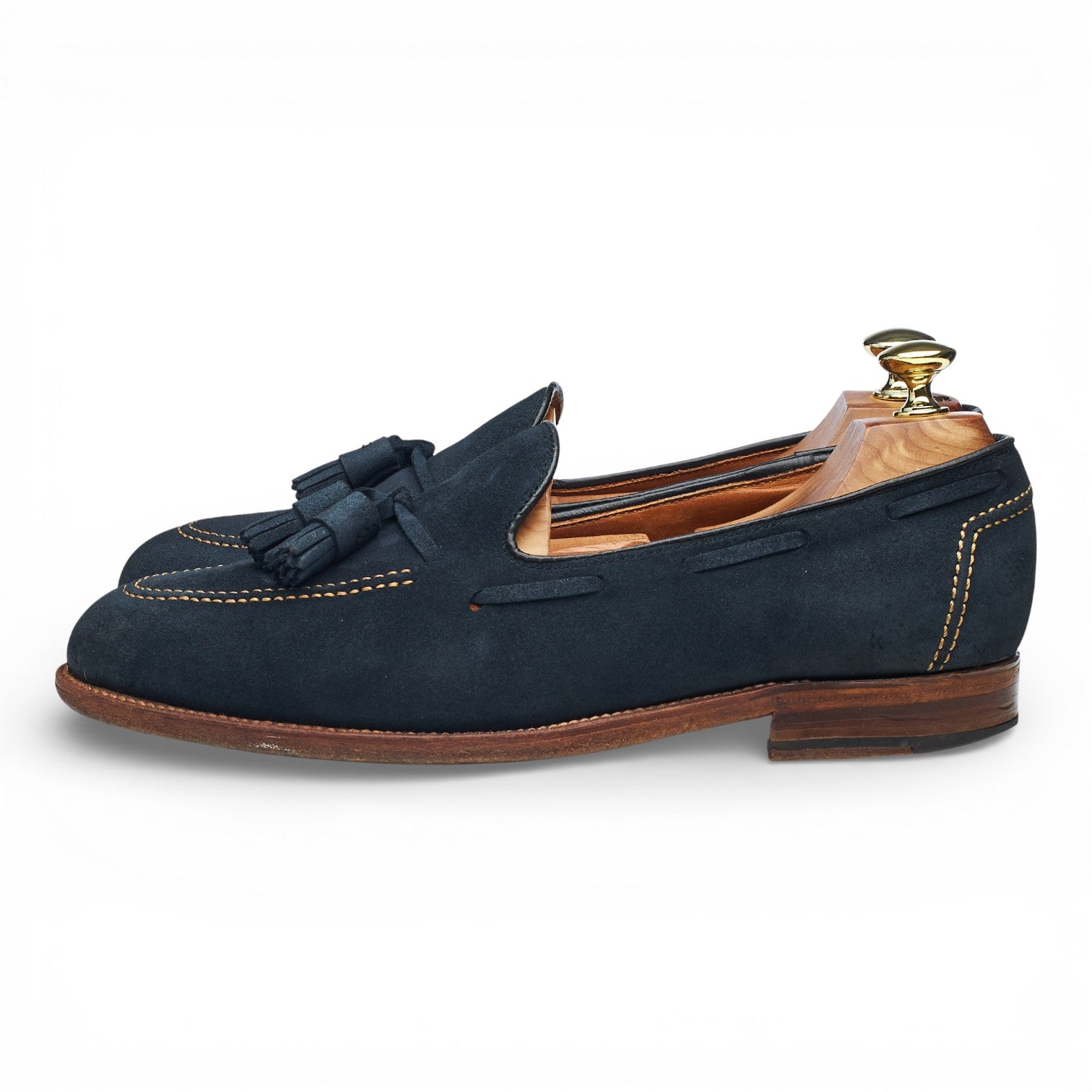 Gentle Souls Suede Tassel Loafers Womens Medium Brown Suede  display picture 3