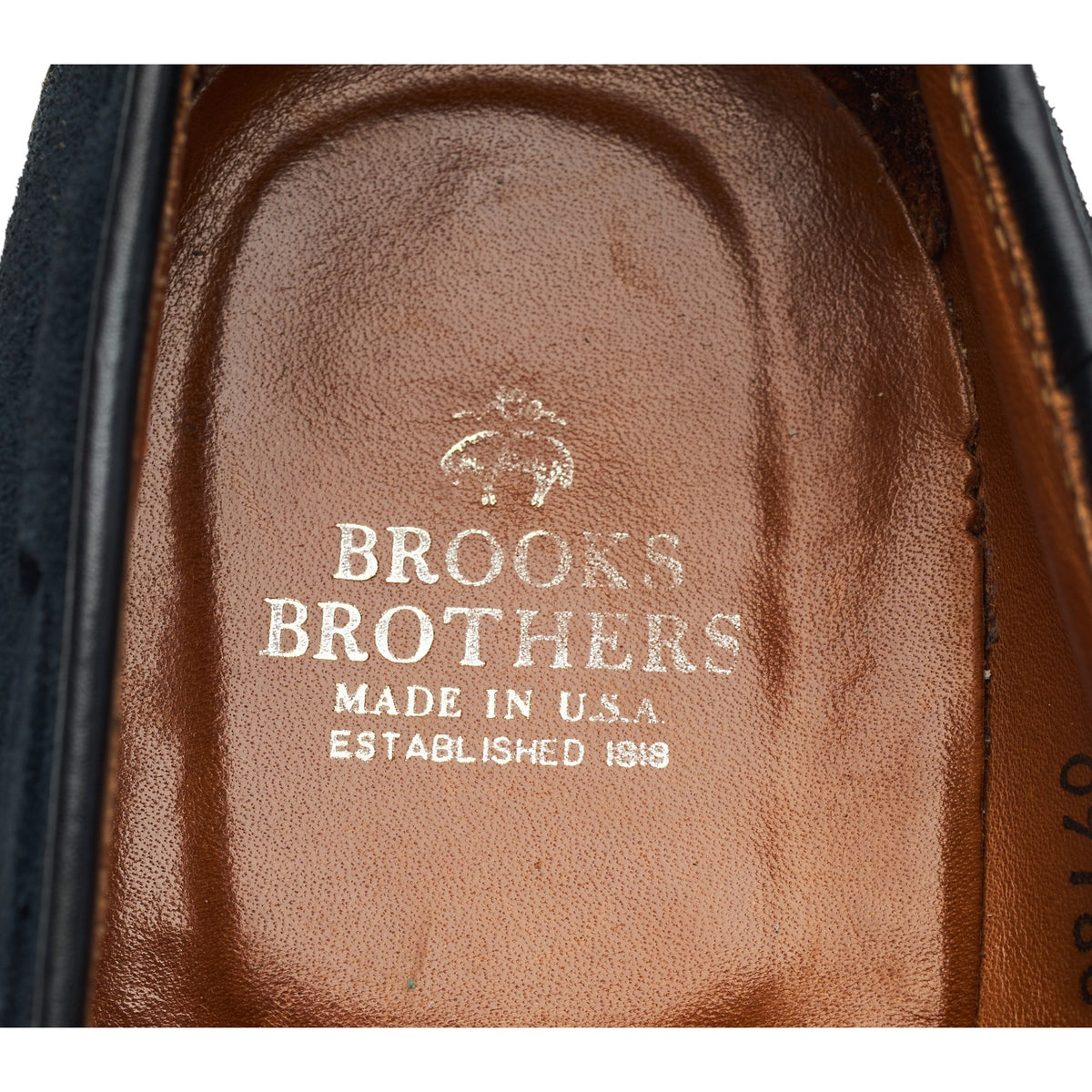 '09188' Navy Blue Suede Tassel Loafers UK 7.5 US 8.5 D