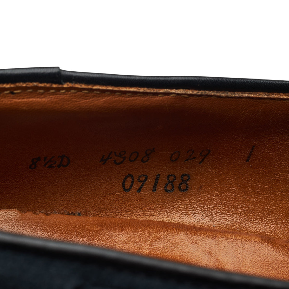 '09188' Navy Blue Suede Tassel Loafers UK 7.5 US 8.5 D