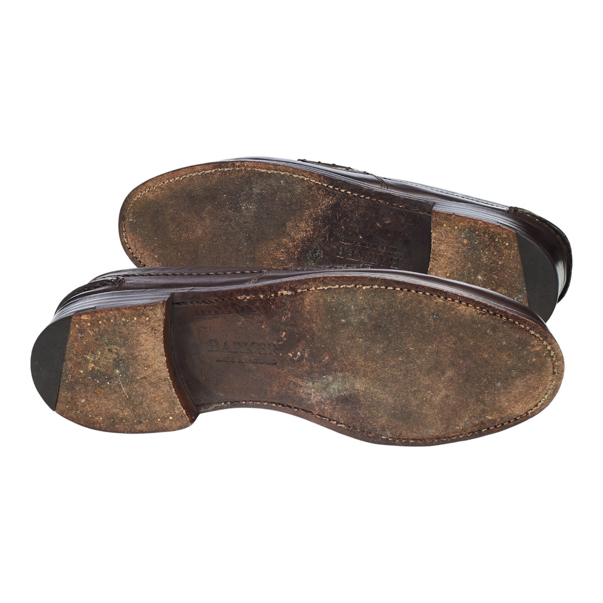 Dark Brown Leather Loafers UK 7.5 F