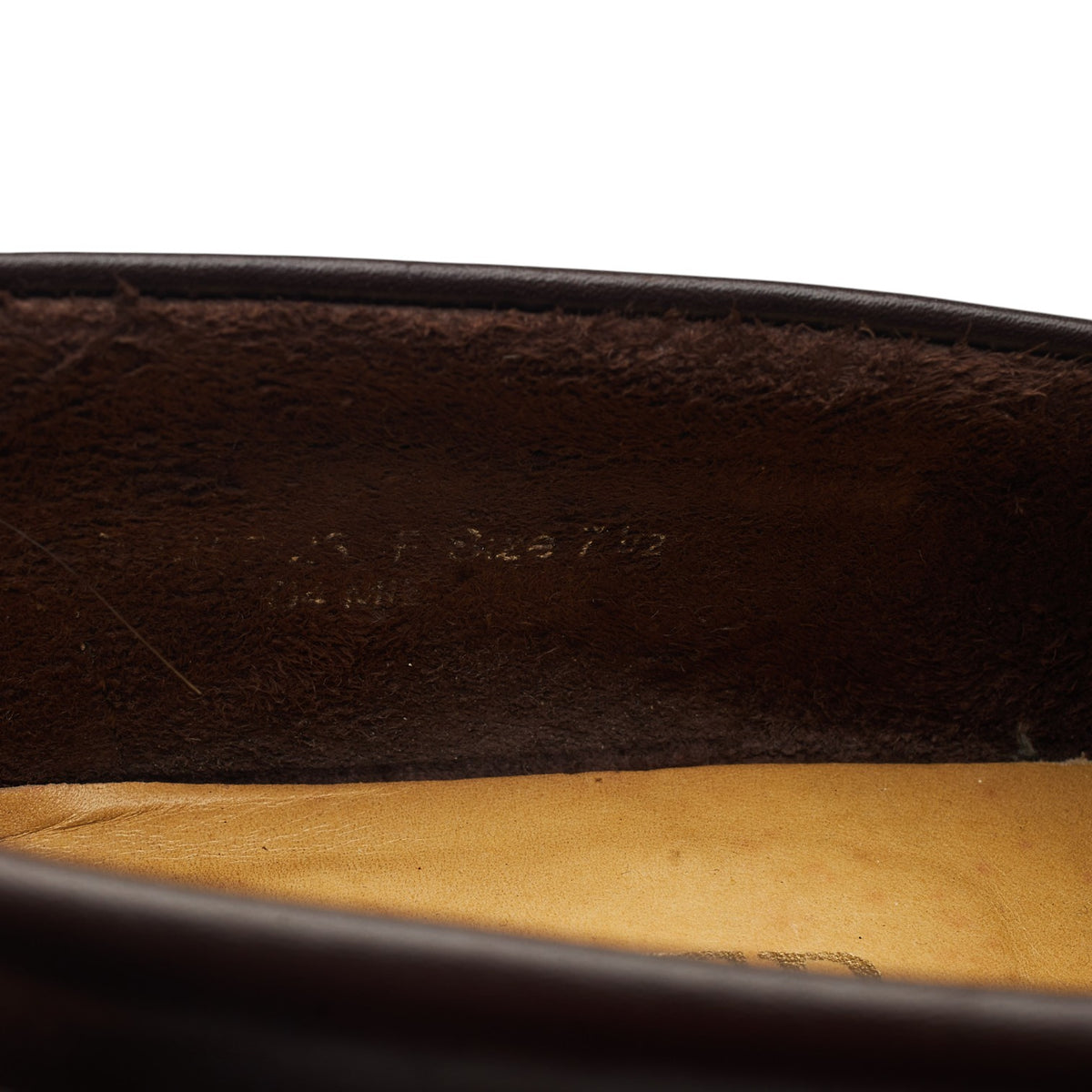 Dark Brown Leather Loafers UK 7.5 F