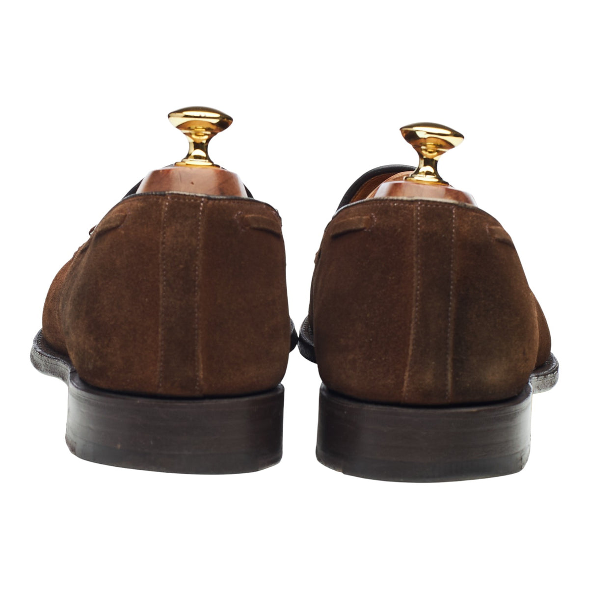 'Keats' Brown Suede Tassel Loafers UK 9.5 F