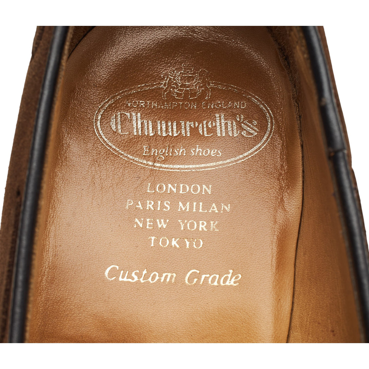 'Keats' Brown Suede Tassel Loafers UK 9.5 F