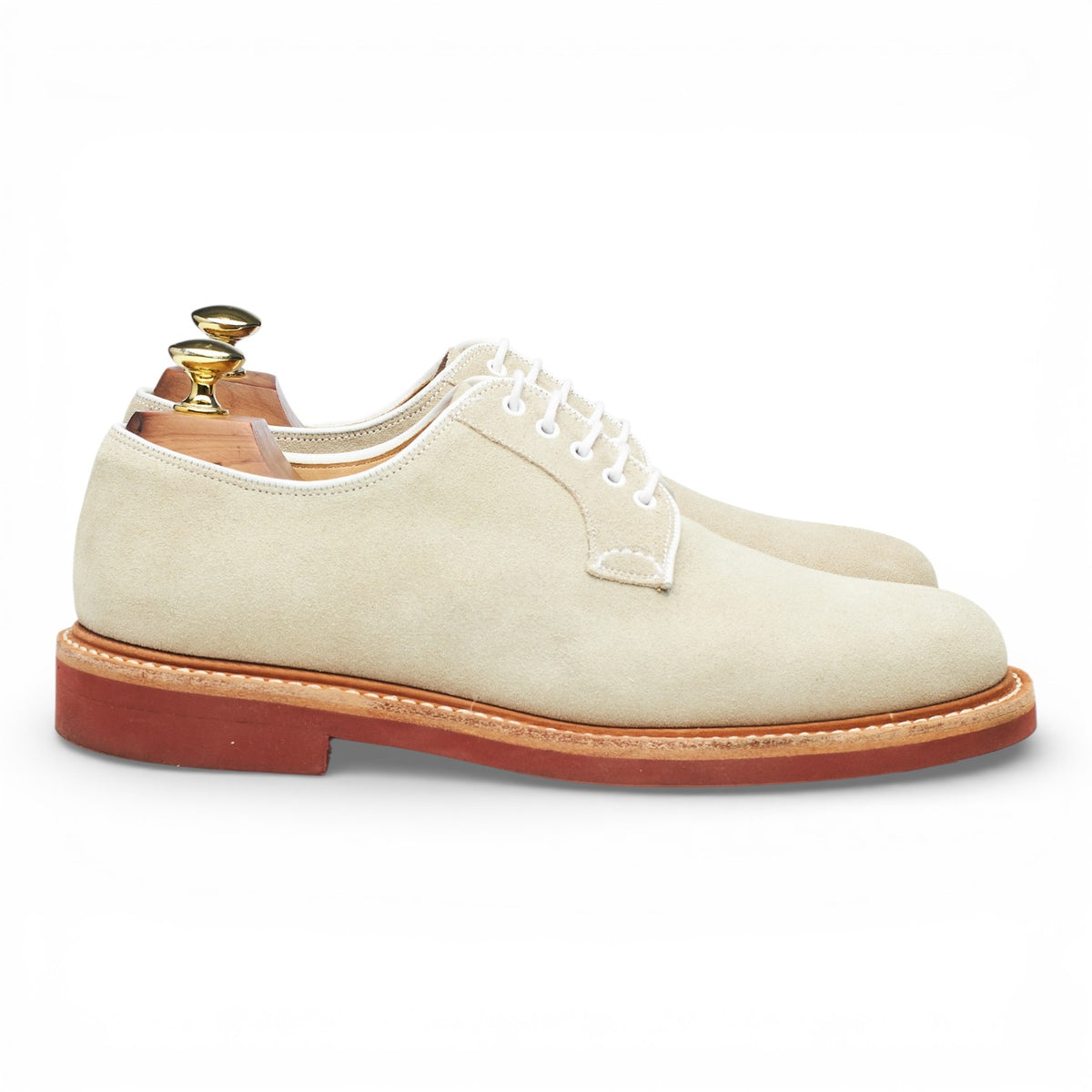 'Fulbeck' Beige Suede Derby UK 6 G