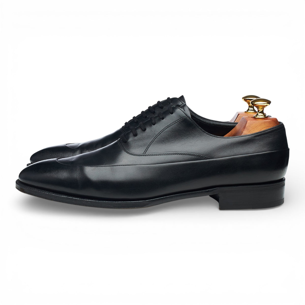 'Edge' Black Leather Oxford UK 9 E