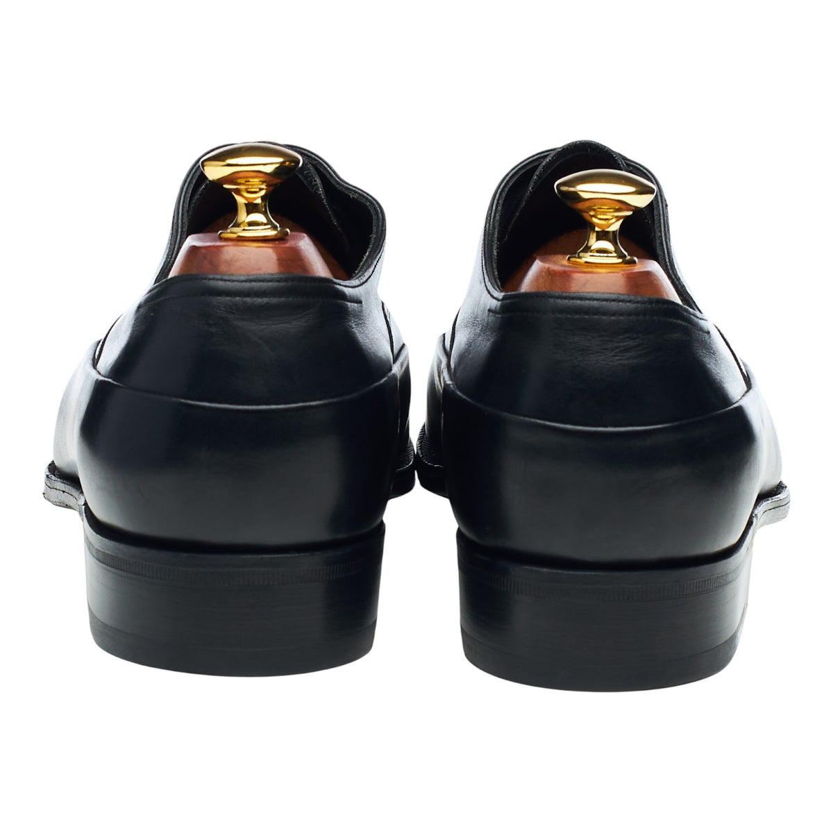 'Edge' Black Leather Oxford UK 9 E