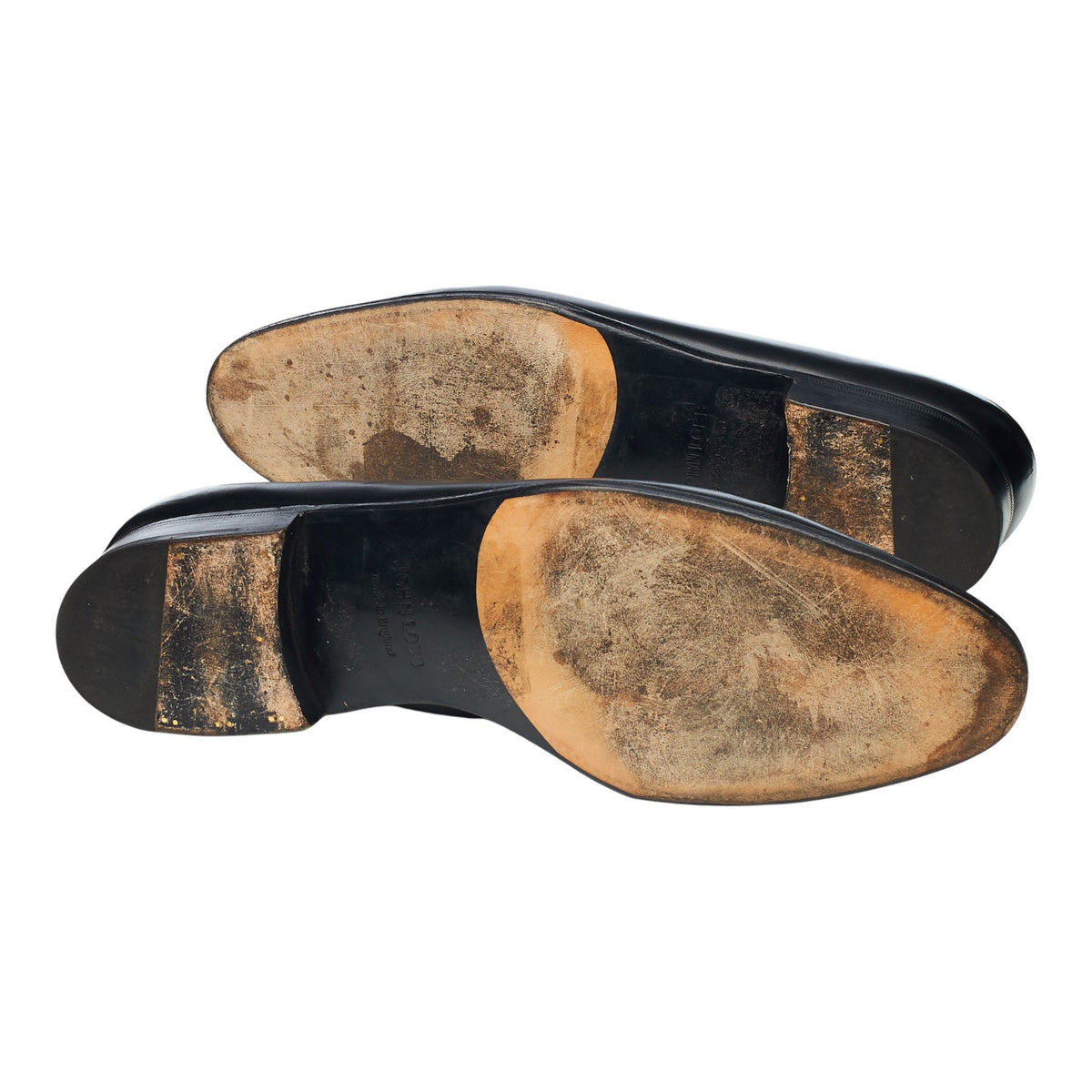 'Edge' Black Leather Oxford UK 9 E