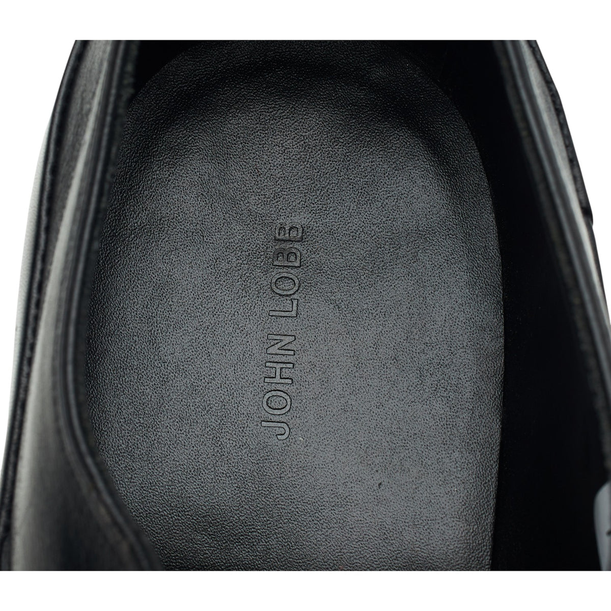 'Edge' Black Leather Oxford UK 9 E