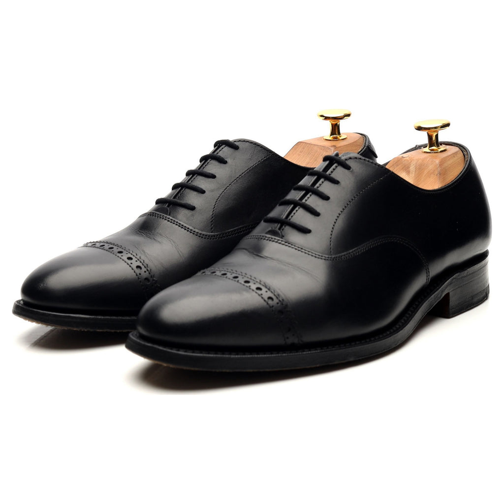 Black Leather Oxford UK 6.5 - Abbot's Shoes