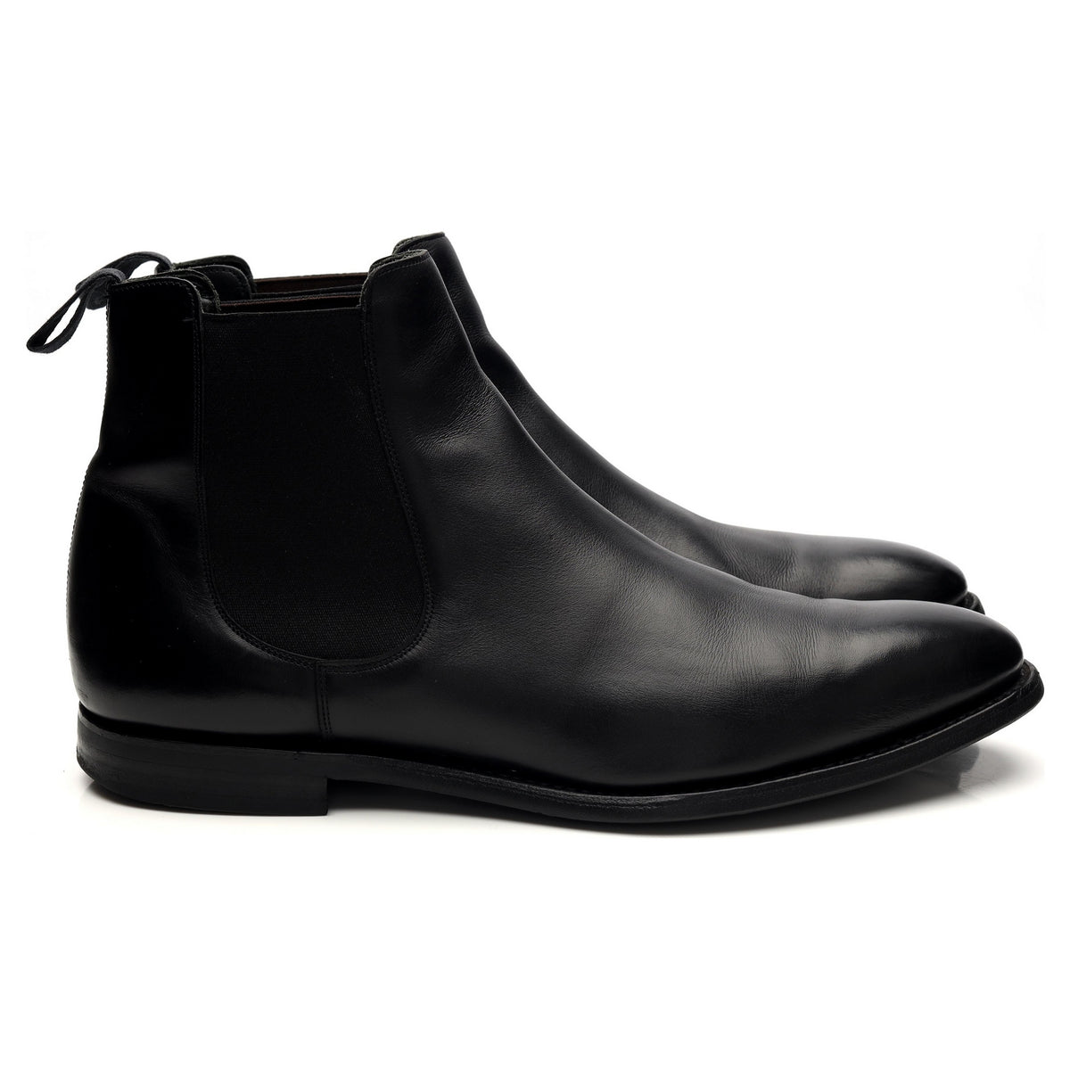 &#39;Prenton&#39; Black Leather Chelsea Boot UK 10.5 G