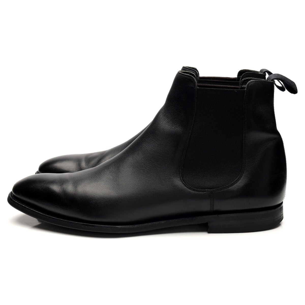 &#39;Prenton&#39; Black Leather Chelsea Boot UK 10.5 G