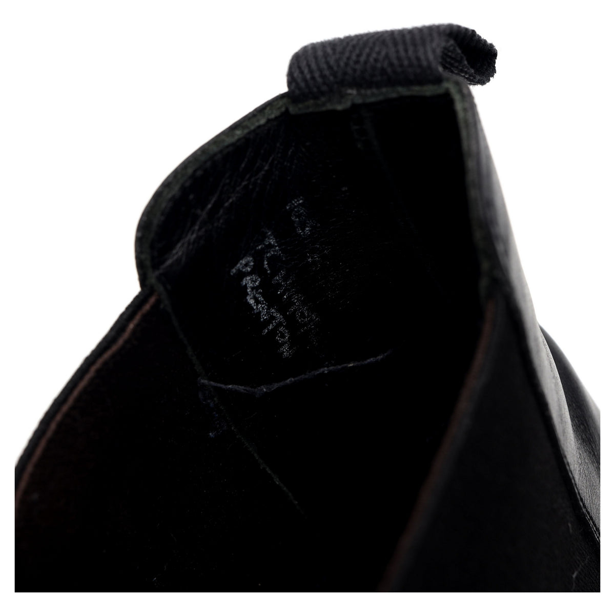 &#39;Prenton&#39; Black Leather Chelsea Boot UK 10.5 G