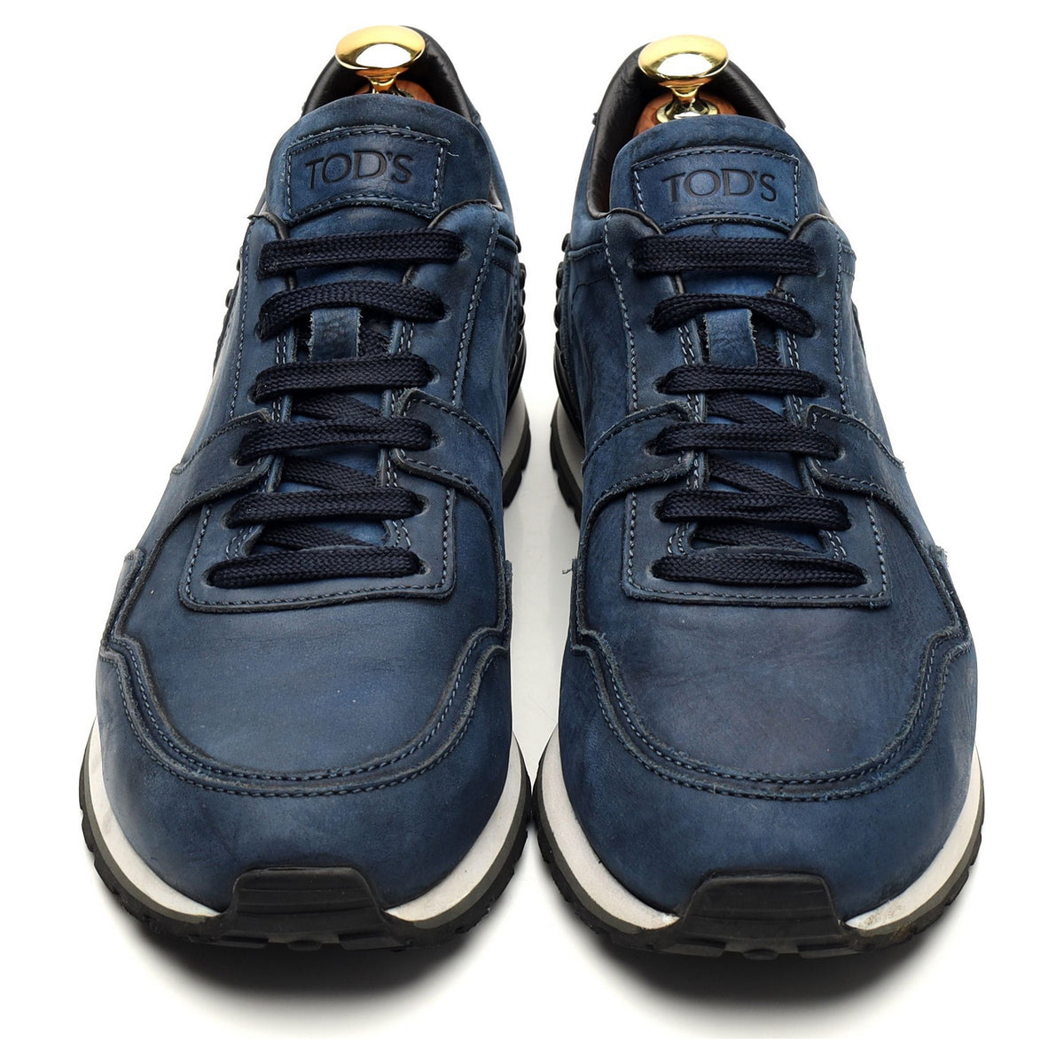 Navy Blue Nubuck Sneaker UK 8.5